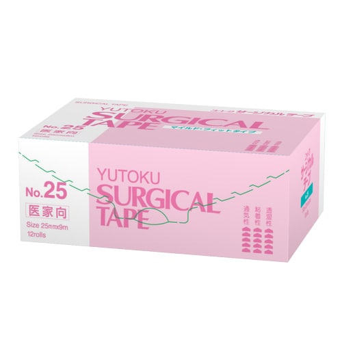 ユートクサージカルテープ 25mm×9m 12巻