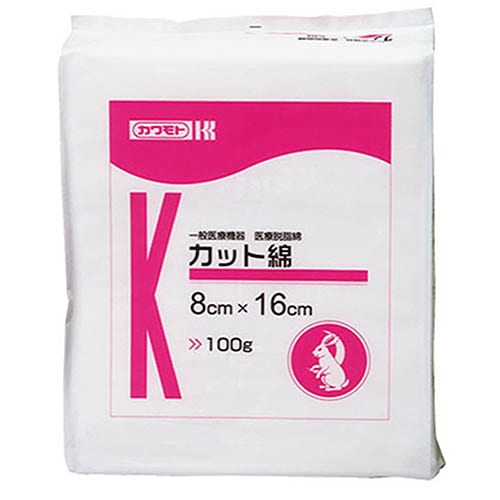 カット綿 8×16cm 100g ×5