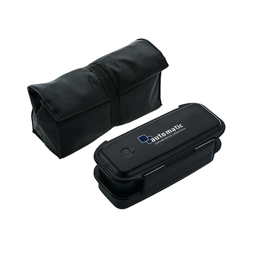 スリムランチボックス2段(保冷バッグ付き)