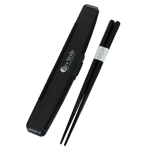 箸箱セット22cm ブラッククリア