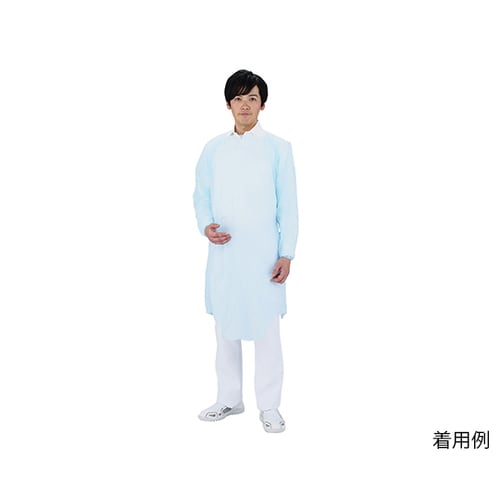 フジポリエプロン 袖付 L 7−6558−02