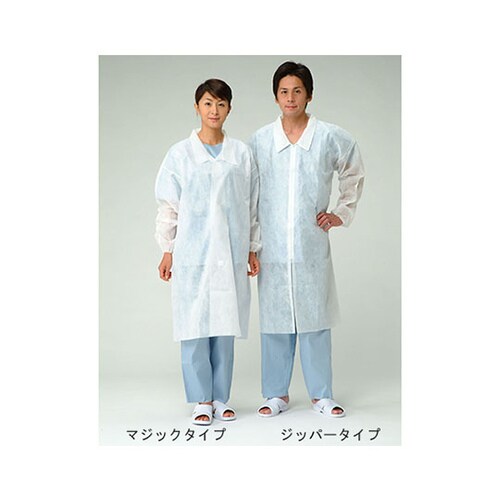不織布白衣(マジック) Lサイズ 100枚入