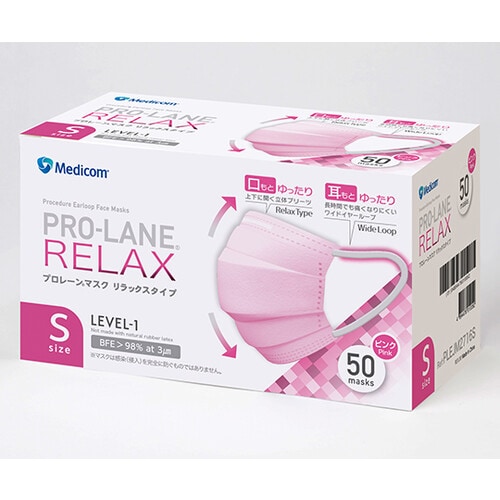 プロレーンマスク リラックス ピンク Sサイズ