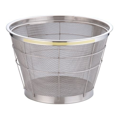 NEWマンモスカラー 深型ざる 35cm イエロー