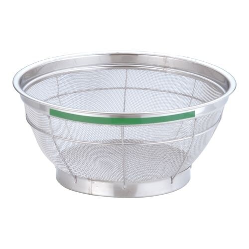 NEWマンモス 浅型ざる 25cm グリーン