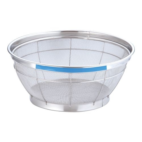 NEWマンモス 浅型ざる 27.5cm ブルー