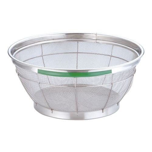 NEWマンモス 浅型ざる 27.5cm グリーン