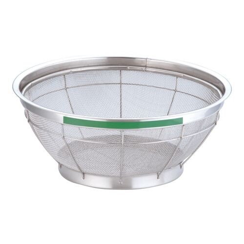 NEWマンモスカラー 浅型ざる 35cm グリーン