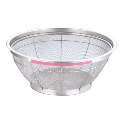 NEWマンモス 浅型ざる 37.5cm ピンク