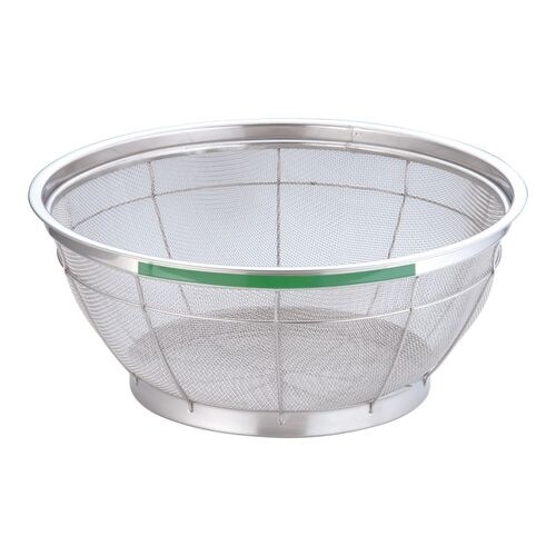 NEWマンモスカラー 浅型ざる 40cm グリーン