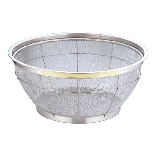 NEWマンモスカラー 浅型ざる 43cm イエロー