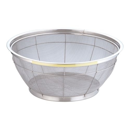 NEWマンモスカラー 浅型ざる 46cm イエロー