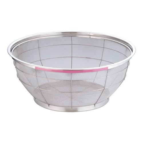 NEWマンモス カラー 浅型ざる 50cm ピンク