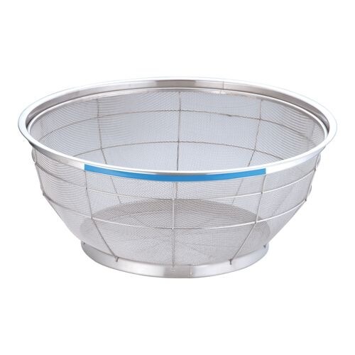 NEWマンモス カラー 浅型ざる 50cm ブルー