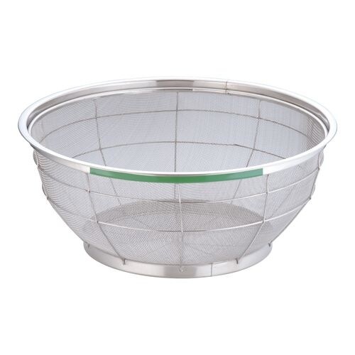 NEWマンモスカラー 浅型ざる 50cm グリーン