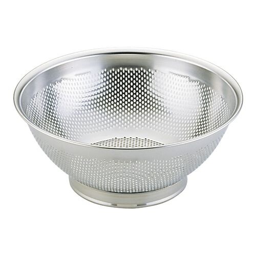 UK18−8パンチング水切りざる 24cm