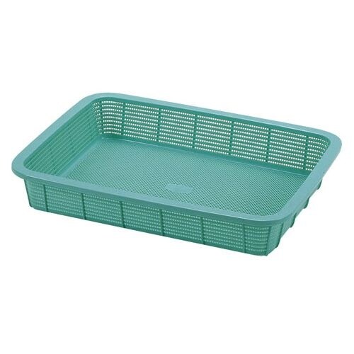 セキスイ 角篭浅型 K−543 小 ライトグリーン