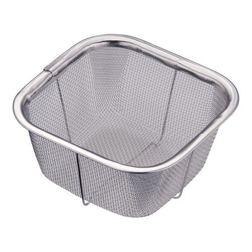 18−8ミニ角ザル 深型 16cm