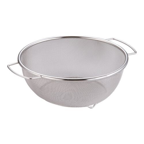 18−8ミネックスざる 手付A型 24cm