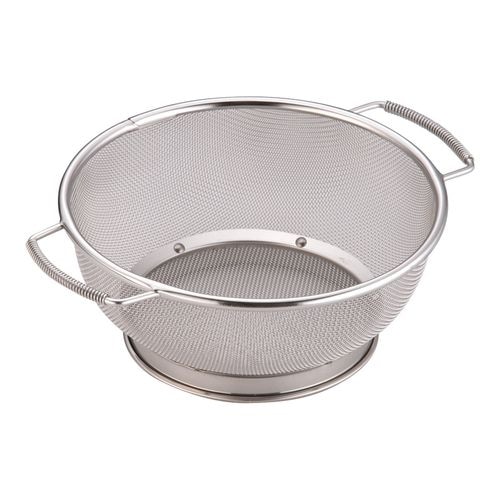 STミネックスざる B型 (バネ取手付) 21cm