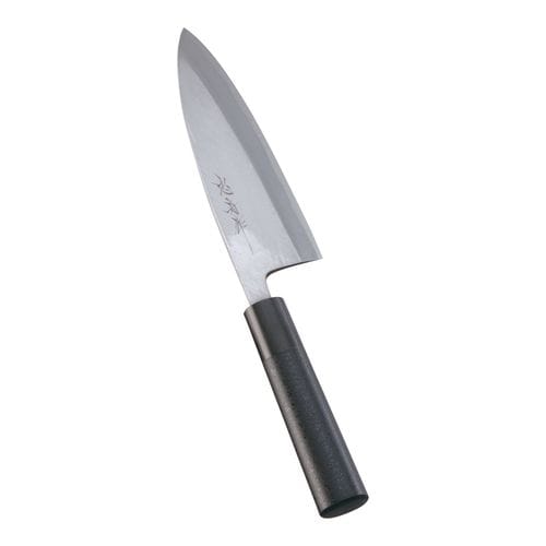 歌舞伎調和庖丁 忠舟 出刃 16.5cm 黒石目