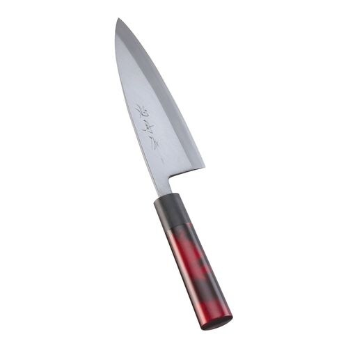 歌舞伎調和庖丁 忠舟 出刃 18cm 茜