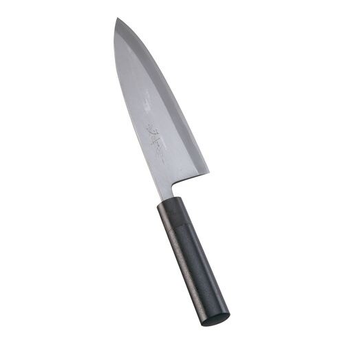 歌舞伎調和庖丁 忠舟 出刃 21cm 黒石目