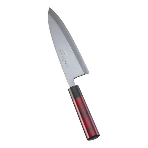 歌舞伎調和庖丁 忠舟 出刃 21cm 茜