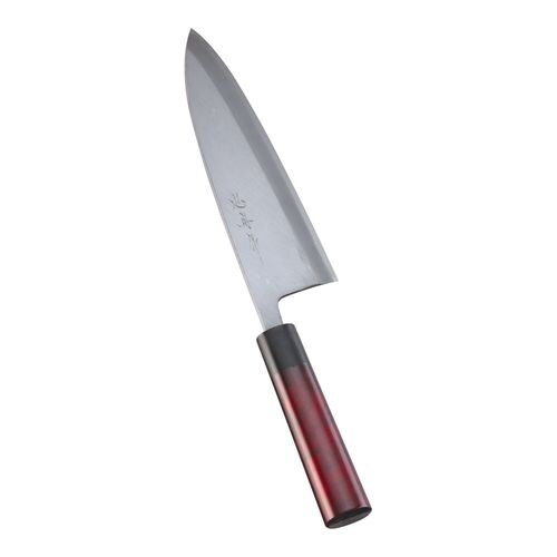 歌舞伎調和庖丁 忠舟 出刃 24cm 茜