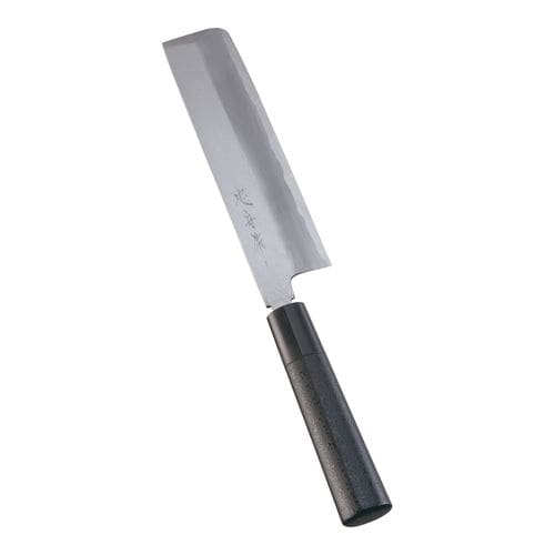 歌舞伎調和庖丁 忠舟 薄刃 18cm 黒石目