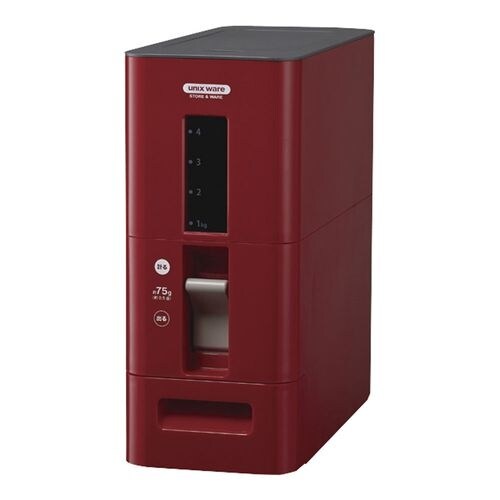 S計量米びつ 7527 レッド