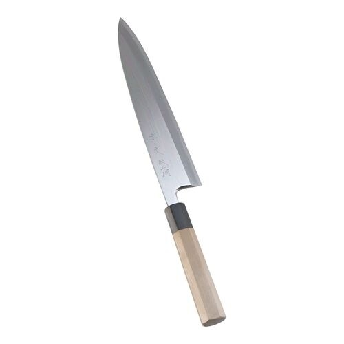 SA佐文 銀三鏡面仕上 身卸 24cm