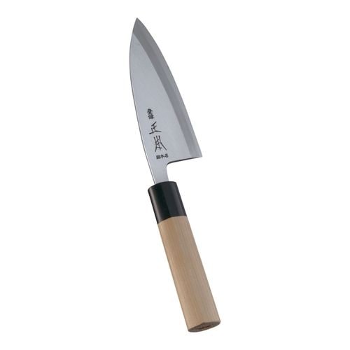 本霞・玉白鋼 出刃庖丁 12cm