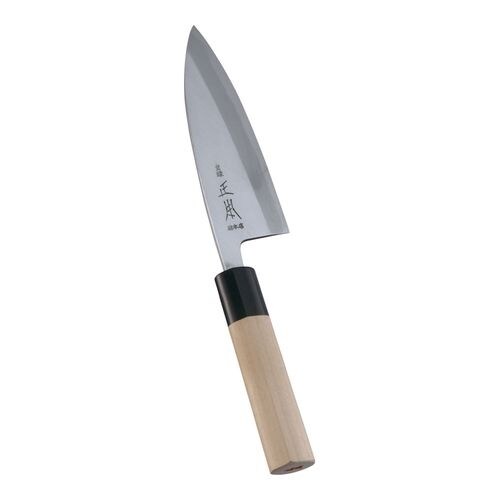 本霞・玉白鋼 出刃庖丁 13.5cm