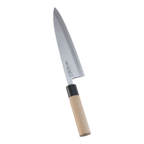 本霞・玉白鋼 相出刃庖丁 21cm