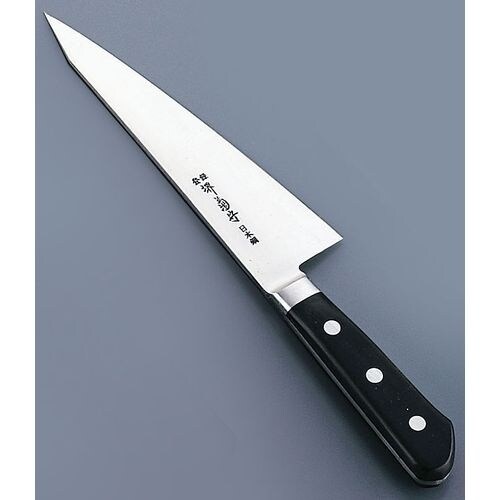 堺菊守日本鋼(口金付)ガラスキ 18cm