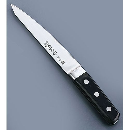 堺菊守日本鋼(口金付)骨スキ 丸 13.5cm