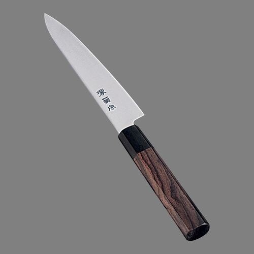 堺菊守 和式 ぺティナイフ(両刃)紫檀柄 15cm