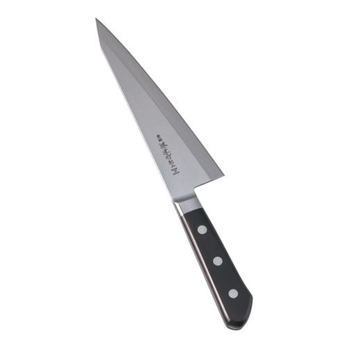 堺孝行 日本鋼(ツバ付)ガラスキ 18cm