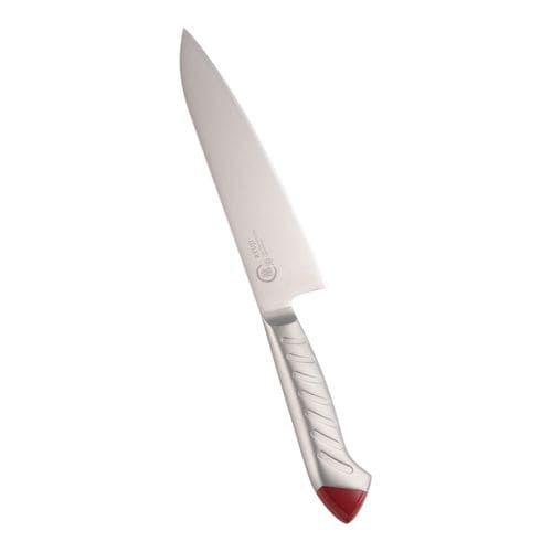 龍治 ステンカラー 牛刀 18cm レッド
