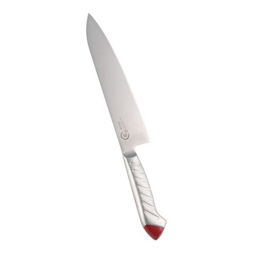 龍治 ステンカラー 牛刀 21cm レッド