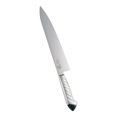 龍治 ステンカラー 牛刀 27cm ブラック