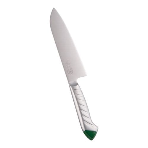 龍治 ステンカラー 三徳 17cm グリーン