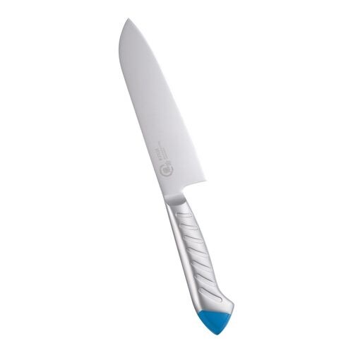 龍治 ステンカラー 三徳 17cm ブルー