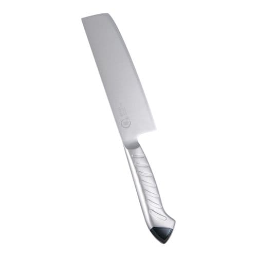 龍治 ステンカラー 菜切 16.5cm ブラック