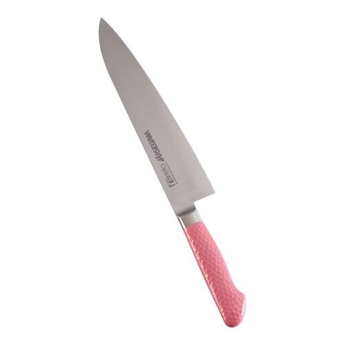 抗菌カラー庖丁 牛刀 24 MGK−240 ピンク