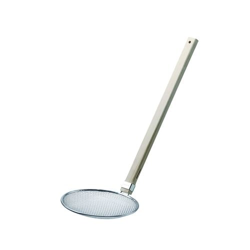 ステンレス 木柄そば揚 21cm