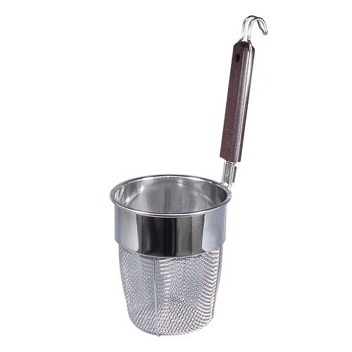 フジボシ 強力深型ローズ柄てぼ 底平