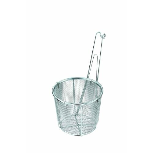 ステンレス 共柄平底てぼ 小