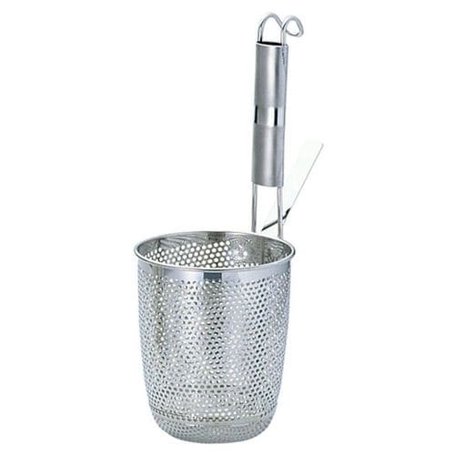 エコクリーン パイプ柄パンチング丸底てぼ L ST